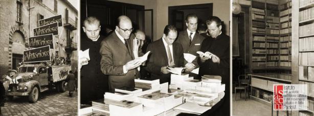 Tre foto storiche dell'Editrice Ave