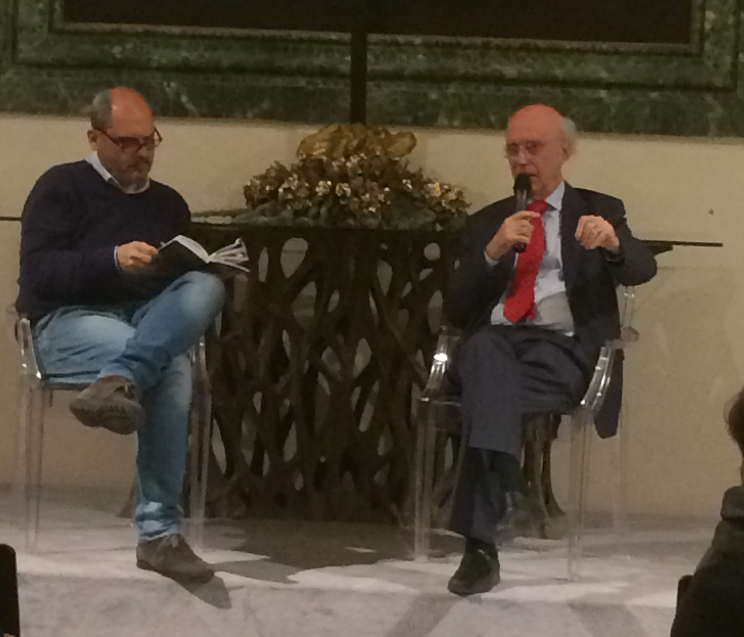 Roma, 19 aprile 2018 Giuseppe Notarstefano con Sandro Calvani
